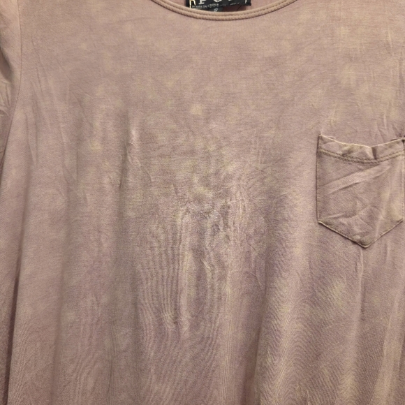 POL Asymmetrical Light Pink Sheath Sundress With Pockets & Side Slits - Picture 7 of 12